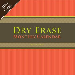 Big Grid Dry Erase 2012 Wall Calendar