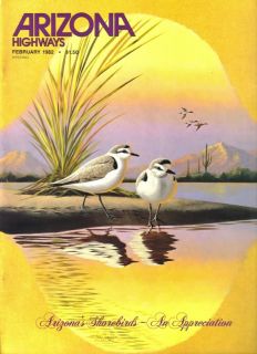 Arizona Highways Larry Toschik s World of Birds Art 10 Issue