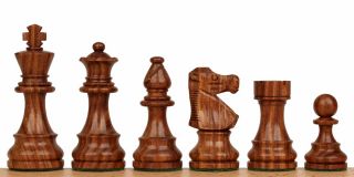 Lardy Staunton Chess Set Golden Rosewood 3 75 King