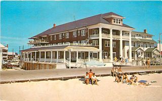 MD Ocean City Lankford Hotel Boardwalk Beach R69913