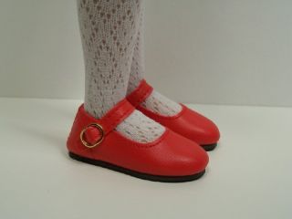 Red Basic Doll Shoes for Kish 14 Lark Piper Wren♥