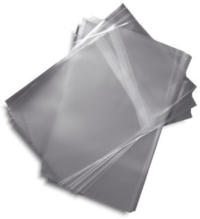 100 Pak Resealable Plastic Wrap DVD Sleeves