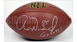 Hernandez New England Patriots Autographed Wilson Football