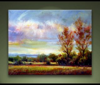 Two Friends Tonal Landscape Oil Painting Chris Dean