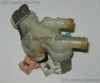 Wascomat Front Load Washer 3 way Inlet (water) valve 120V Tri color