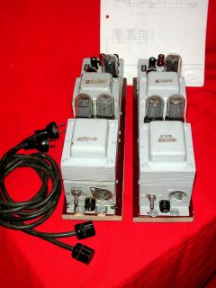 Langevin 138 Western Electric 755A 12AX7 6V6 Tube Amplifiers Pair