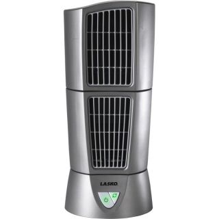Electric Tower Fan, Mini Desktop Compact Personal Lasko Air Cooler AC