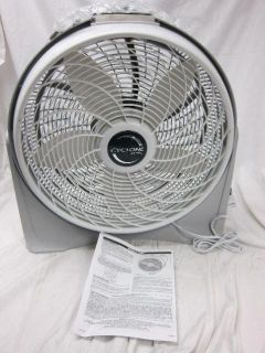 Lasko 20 Cyclone Pivot Fan 3 Speed by Lasko Products Gray