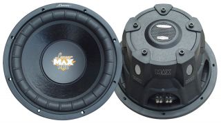 Lanzar MAXP154D New 15 Small Dual Subwoofers 2000 Watts 4 Ohm Max Pro