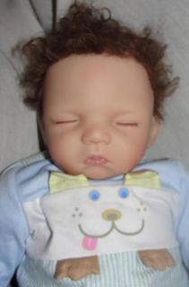Lifelike Baby Boy Doll So Truly Real Retired Luke by Waltraud Hanl