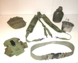 Lot US Military Army Surplus Canteen Specs DCU Belt MO