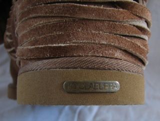 New $350 Koolaburra Lauryn Drapped Fringe Boots 7 7 5 Luxe Australia