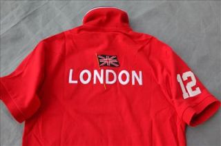 Polo Ralph Lauren Custom Fit Big Pony Mesh Shirt 2012 USA Olympics M