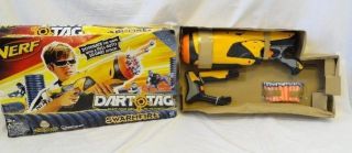 Nerf 28509 Dart Tag Swarmfire Electronic Blaster 20 Darts Yellow