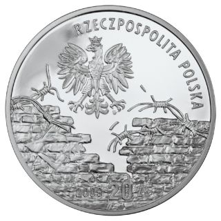 Big Silver Coin AG 925 Poles Save Jewish 20 Poland Zlotys