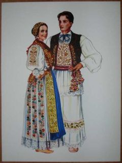 Croatia Folk Costume Slavonia Vinkovci III 13