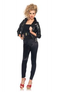 Womens T Birds Faux Leather Jacket Adult Costume Small