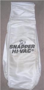 Snapper Hi Vac Lawn Mower Leaf Grass Bagger Bag