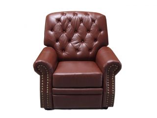 Leather Recliner Tall Back Rocker Sofa Chair