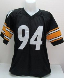 Lawrence Timmons Autographed Pittsburgh Steelers Custom Black Jersey
