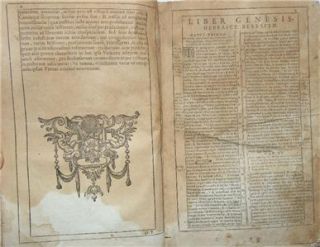 Latin Vulgate Bible Biblia Sacra 1631
