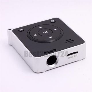 Mini Portable LED  Projector Media Player with Micro SD Card Slot