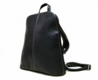 Ledonne LD 1500 Ladies Leather Sling Backpack Purse