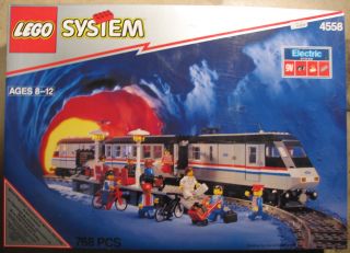 RARE Lego 4558 Metroliner Train Set Complete