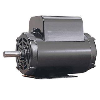 Leeson Reversible Electric Motor w Manual Overload Protection 1 1 2 HP