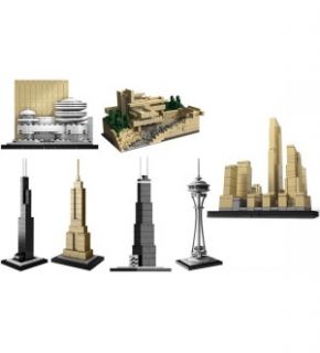 Lego Architecture Series Set of 7 New