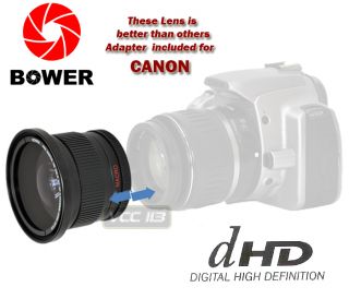 Super Wide Angle Fish Eye Lens Fits Canon EOS 60D 50D 40D 30D 20D