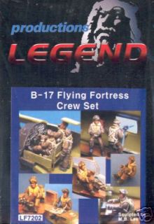 Legend Productions B 17 Flying Fortress Crew 10 1 72