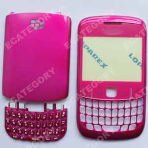 Rose Replacement Housing Cover Case Keyboard for Blackberry 8520 Curve