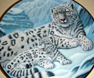 Michael Matherly Furry Snow Leopards Plate A Beauty