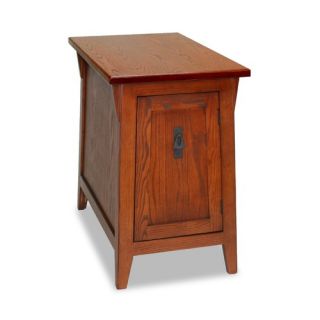 Leick Favorite Finds Mission Cabinet End Table in Russet 10032RS