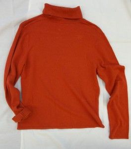 Leonards Burnt Orange Long Sleeve Turtleneck Sweater, Juniors 2XL or