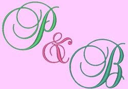 Here are more sample monogram ideas that you can use.