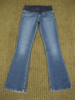 Levi Strauss Maternity Jeans Stretch Bootcut Medium Blue Jeans Size 1