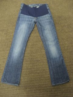 Levi Strauss Maternity Jeans Swank Low Slim Stretch Bootcut Dark Blue