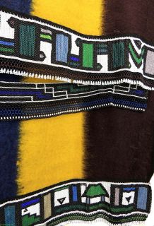 Ndebele Beaded Traditional Blanket Nguba African Museum Exhibit