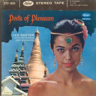 Reel to Reel Tape 2 Track Les Baxter Ports of Pleasure 7½