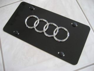 Audi License Plate Frame Fits TT A3 A4 A5 A6 A8 Q7 s Q5