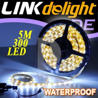 SMD 5M Meter Strip Leiste 12V Streifen Weiss weiß Leiste Light Licht