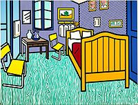 Lichtensteins Bedroom at Arles (1992)
