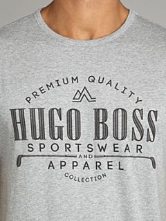 Hugo Boss Chest logo front T shirt Navy   