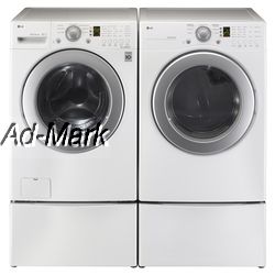 LG Front Load Washer and Dryer WM2250CW DLG2251W