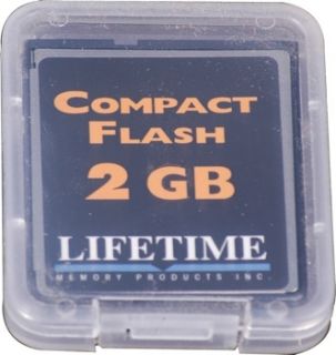 Lifetime Memory CompactFlash Card 2 GB Compact Flash Type I Card 2GB
