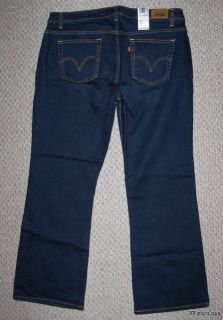 Levis 515 Bootcut Stretch Dark Jeans Plus Size 20 M