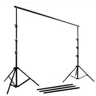 lighting set 3 muslin backdrops and the portable support system