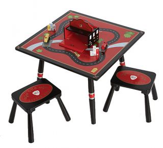 Levels of Discovery Kids Firefighter Table Chair Stool